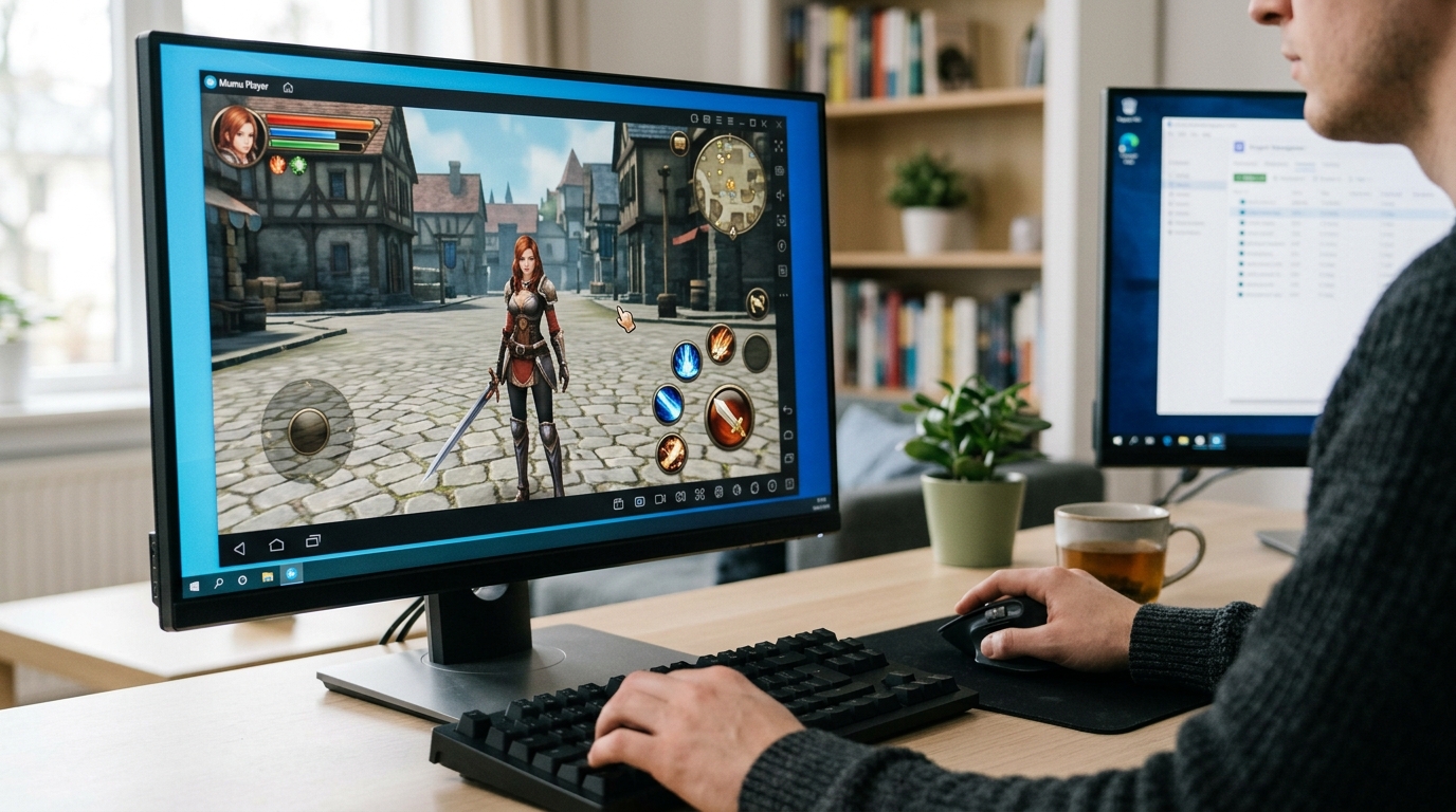 mumu模拟器在PC端运行安卓游戏的界面截图