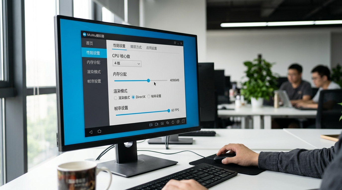 mumu模拟器性能优化设置界面