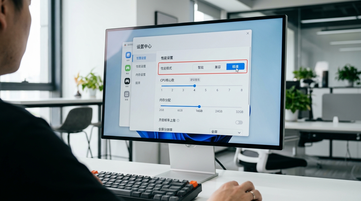 mumu模拟器初次使用基础设置界面