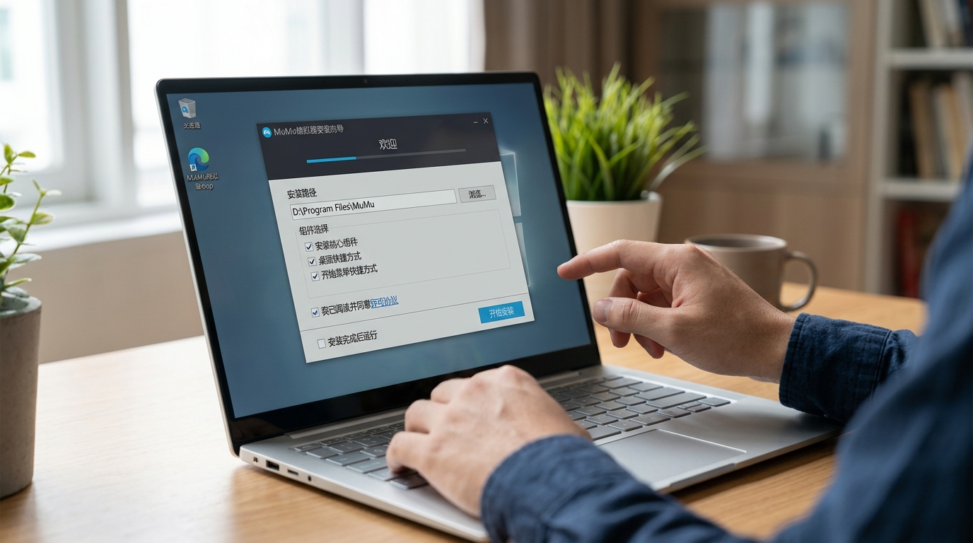 MuMu模拟器安装向导界面截图