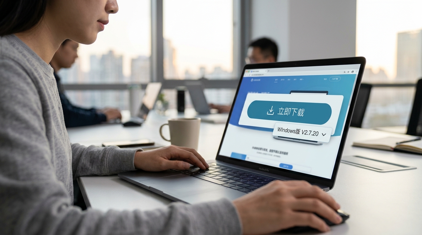 MuMu模拟器官方网站下载页面截图，突出显示安全下载按钮